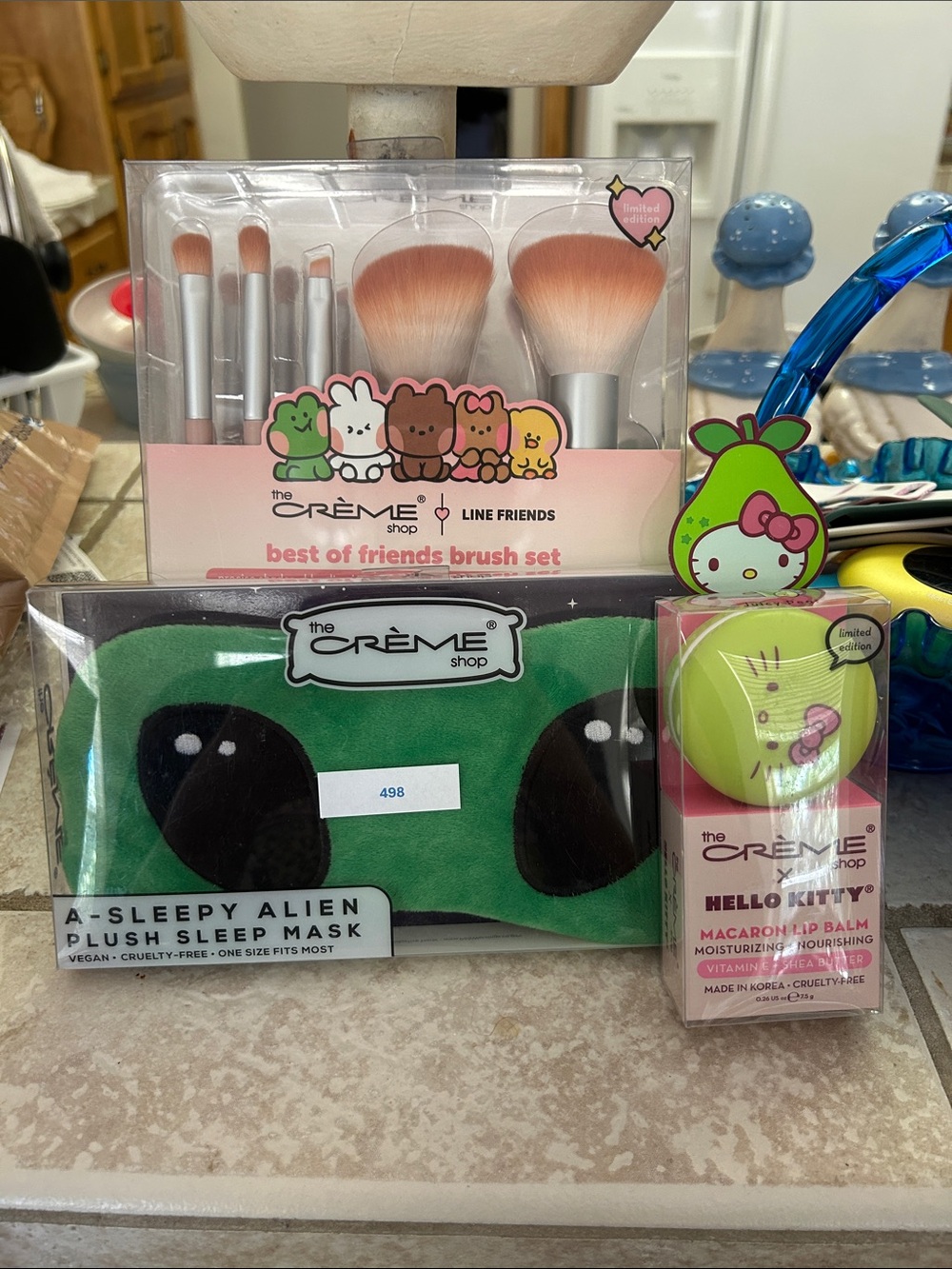 Hello Kitty Lime Green Macaron Lip Balm - The Crème Shop Collab